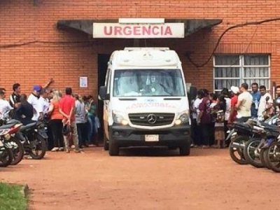 Vtima foi levada para o hospital da cidade, mas no resistiu e morreu. (Foto: Por News)
