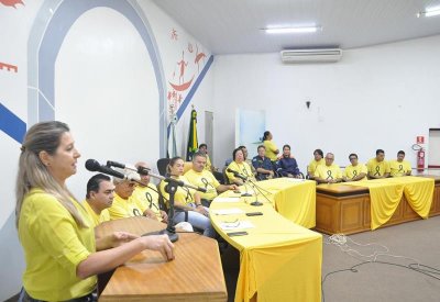 Selma Suleiman representou o prefeito Odilon Ribeiro - Fotos: JD Dervalho
