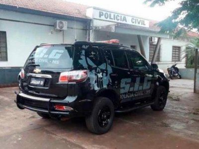 Fachada da delegacia de Polcia Civil do municpio (Foto: Rio Brilhante News)