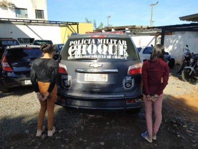 Mulheres foram presas em flagrante e levadas para a Denar (Foto: Divulgao)