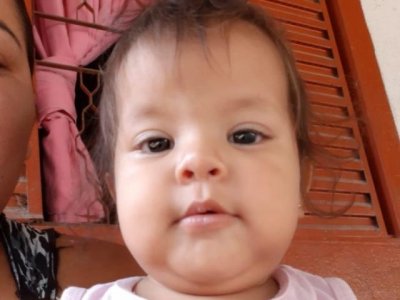 Eloza Daiane Ocampo Brito tinha apenas 1 ano 2 meses (Foto: Arquivo pessoal)