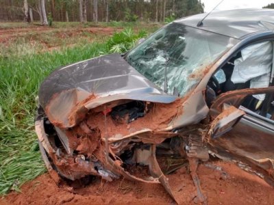 Ranger onde estavam as trs vtimas que ficaram feridas. (Foto: Direto das Ruas)