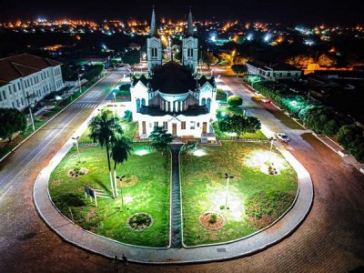 Praa da Matriz de Aquidauana - Foto: divulgao