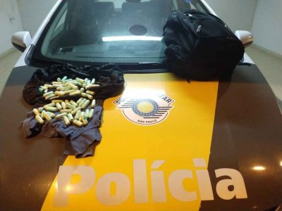 Cocaína apreendida em ação policial. Foto: Divulgação