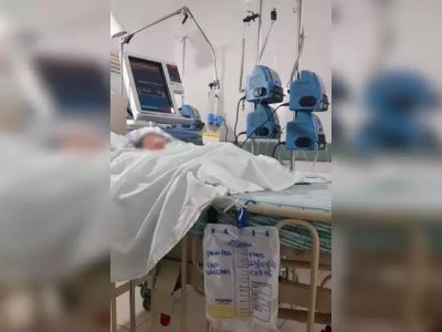 Menino foi internado em Bela Vista e foi transferido na tarde de ontem para a Capital na condio vaga zero