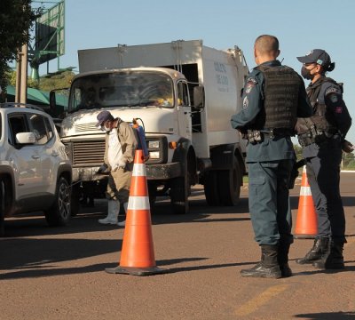 Anastcio e Aquidauana realizam bloqueio de controle sanitrio