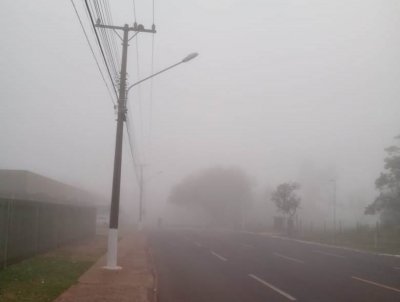 Ponta Por est com visibilidade reduzida pelo nevoeiro