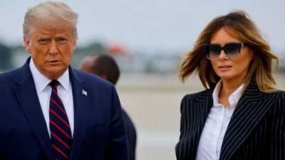 Donald Trump e Melania testam positivo para o coronavrus (Foto: Reuters / BBC News Brasil)