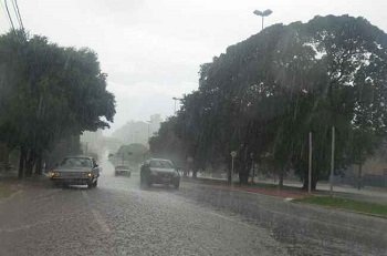 Chuva em Campo Grande (Arquivo Midiamax)