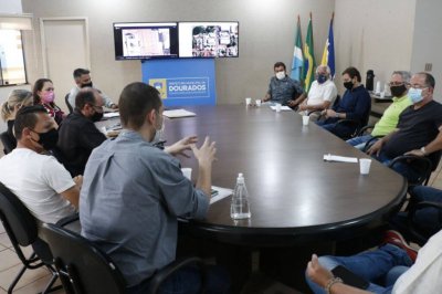 Reunio ocorreu na tarde desta quinta-feira na Prefeitura de Dourados