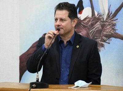 Renato Câmara durante sessão da Câmara de Aquidauana