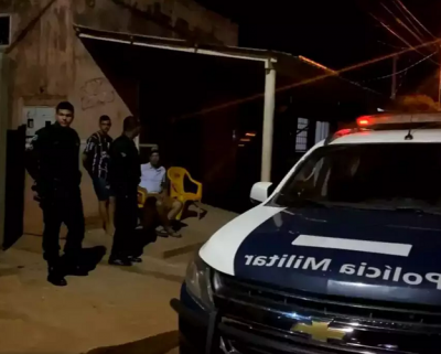 Local onde Alex foi assassinado na noite desta sexta (Foto: Reproduo/Jardim MS News)