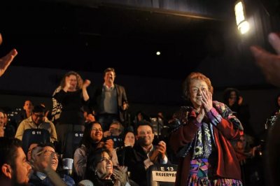 Delinha no lanamento do documentrio 'A Dama do Rasqueado', em 2016. Foto Alcides Neto