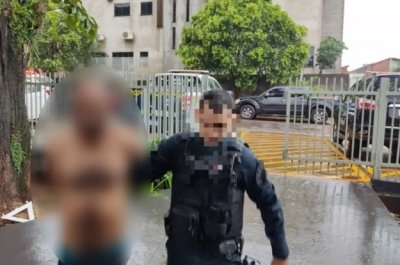 Com o autor, os policiais encontraram aproximadamente 50 metros de fios (Dourados Informa)