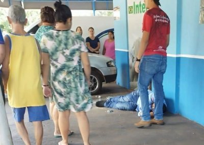 Funcionrio  assassinado a tiros em frente a funerria na fronteira de MS (Leitor Midiamax)