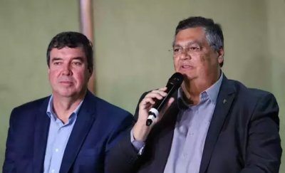 Governador de MS, Eduardo Riedel, e o ministro Flvio Dino, em agosto de 2023 (Foto: Arquivo)