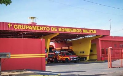 Quartel dos Bombeiros, onde a vtima procurou ajuda. (Foto: Henrique Kawaminami)