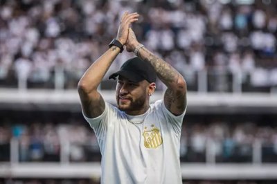 Neymar no passado com a camisa do Santos (Foto divulgao)