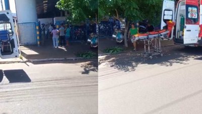 V�tima faleceu no supermercado localizado na Avenida Clodoaldo Garcia. (Reprodu��o, JP News)