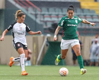 Lance de Corinthians e Palmeiras na Supercopa do Brasil (Foto: Fabio Menotti/SEP)