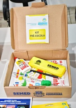No CMEI Marisa Scaff, prefeitura investe e entrega kits de material e uniformes