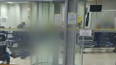 Quando a Pol�cia Militar chegou ao local, o homem j� estava sem vida (Foto Divulga��o)