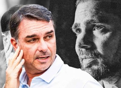 Fl�vio Bolsonaro confirma que visitou Vorcaro em casa ap�s pris�o