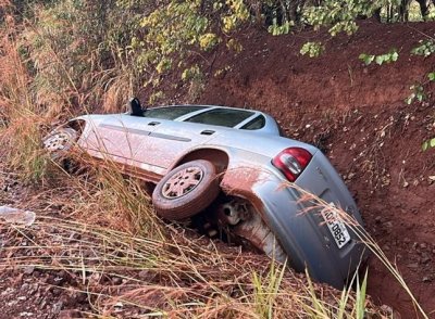 Motorista que capotou em Terenos � encaminhada para Campo Grande